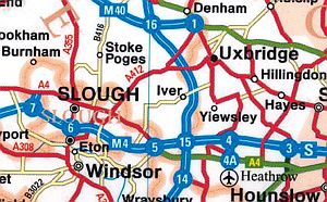 Counties and postcode maps