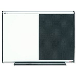 Nobo Prestige Drywipe Board Magnetic with Foamboard Self sealing Black W900xH600mm Ref QBP9060