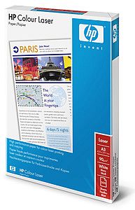 Hewlett Packard  HP  Colour Laser Paper Smooth 90gsm 500 Sheets per Ream A3 White Ref HCL1021  1 Ream 