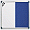 Nobo Elipse Combination Board Magnetic Drywipe and Felt W1200xH900mm Blue 