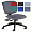 Sonix Matrix Operator Chair Asynchronous High Back H540mm W500xD470xH490-580mm Lead