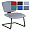 Sonix Matrix Visitors Chair Cantilever Medium Back H430mm W500xD470xH480mm Sea Blue