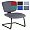 Sonix Matrix Visitors Chair Cantilever Medium Back H430mm W500xD470xH480mm Lead