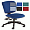 Sonix Matrix Operator Chair Asynchronous High Back H540mm W500xD470xH490-580mm Blue