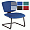 Sonix Matrix Visitors Chair Cantilever Medium Back H430mm W500xD470xH480mm Blue
