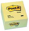 Post it Note Cube Pad of 450 Sheets 76x76mm Yellow Ref 636 B