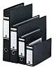 Leitz Board Lever Arch File Oblong 77mm Spine A4 Black Ref 1074 00 95  Pack 4 