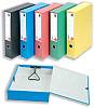 5 Star Office Box File Lock Spring with Finger Pull and Catch 75mm Spine Foolscap Black  Pack 5 