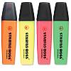 Stabilo Boss Highlighters Chisel Tip 2 5mm Line Assorted  Wallet 4 