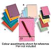 Europa Midi Notepad Twin Wire Headbound 100 Pages 80gsm 150x102mm Assorted C Ref 4937  Pack 10 