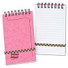 Europa Minor Notepad Wirebound Elasticated Ruled 80gsm 120 Pages 127x76mm Pink Ref 3011  Pack 10 